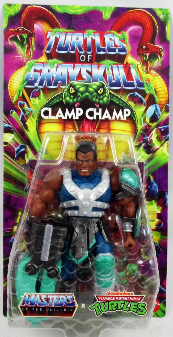 Mattel MOTU x TMNT : Turtles of Grayskull Figurine Clamp Champ