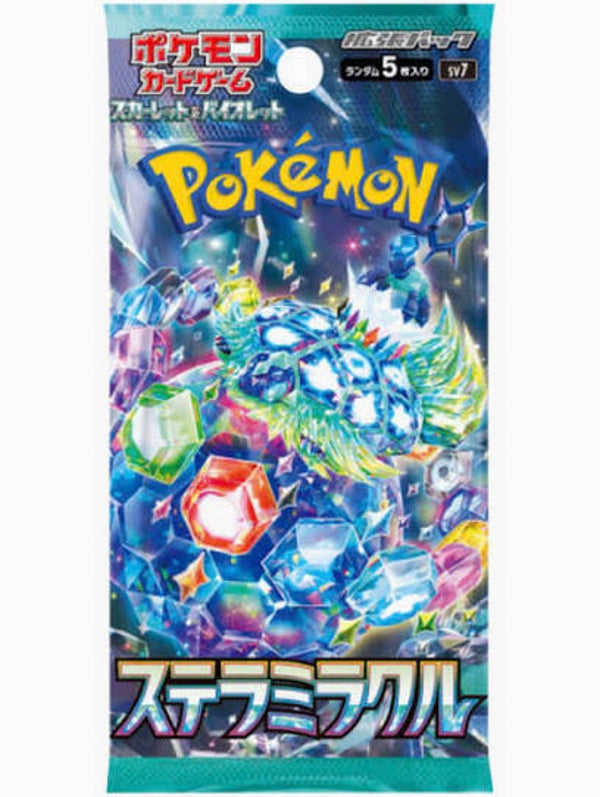 Booster 5 cartes - Pokémon - Stellar Miracle (sv7) -Édition Japonaise