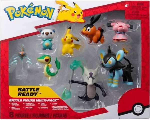 Jazwares Pokémon Battle - 8 figurines