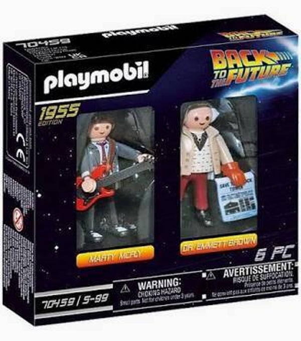 Playmobil 70459 - Back to the Future Marty McFly & Dr. Emmett Brown