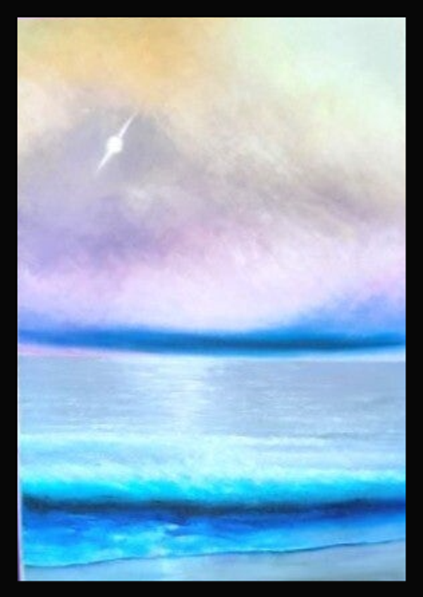 " La Vague " Tableau 50 X 70 CM