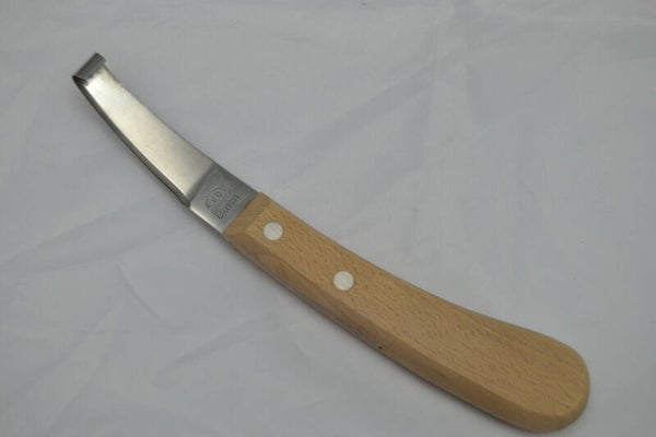 Hufmesser Dick Tradition Holzgriff mit breiter Klinge rechts 62477