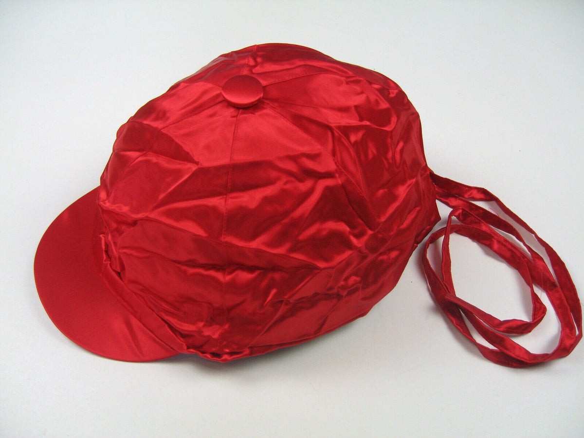 Helmüberzug Kappenüberzug aus Satin mit Gummizug Helmüberzug Kappenüberzug aus Satin mit Gummizug