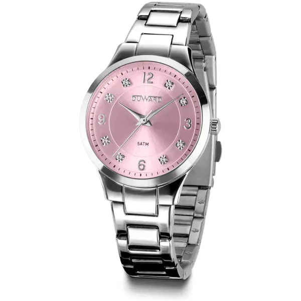 Reloj Señora Caja de Acero Rosa Lady Jin.