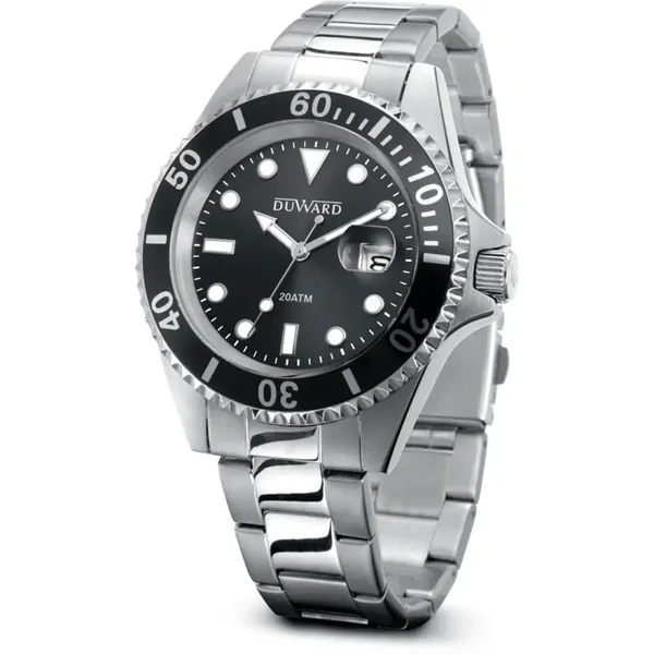 Reloj de Acero Bisel Negro Storm.