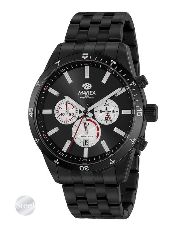 Reloj Cronógrafo Men Negro.
