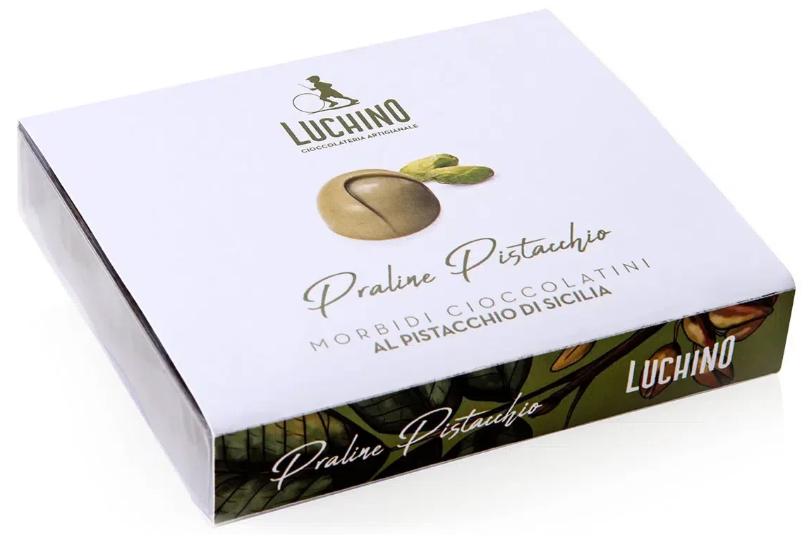 Pralines met Pistache van Sicilië 90g - "Praline al Pistacchio di Sicilia"