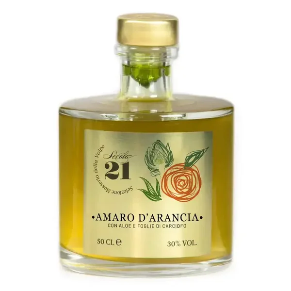 Amaro d’Arancia Secolo21 - alc. 30% vol. 0.5L - 100% artisanaal