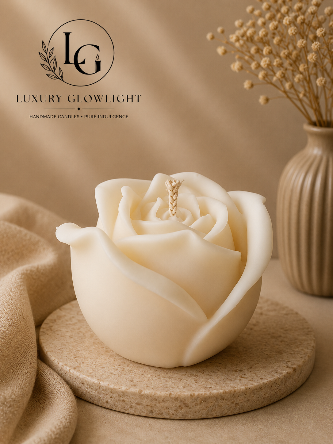 Eternal Rose Candle