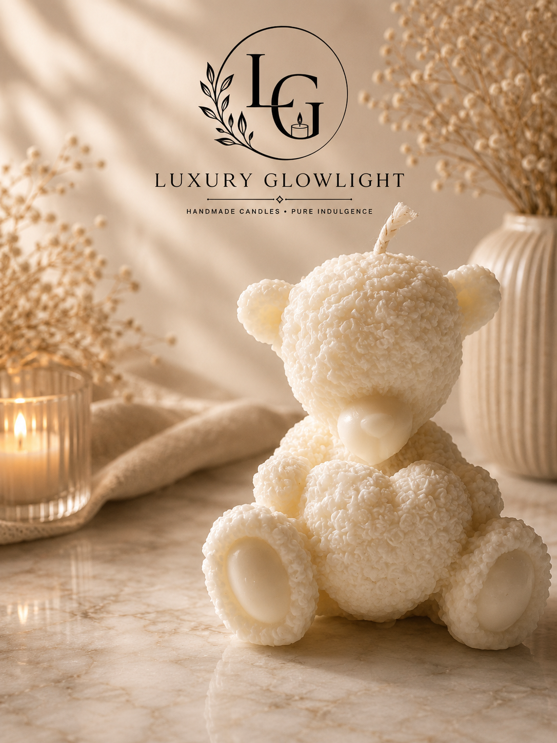 Teddy Bear Candle