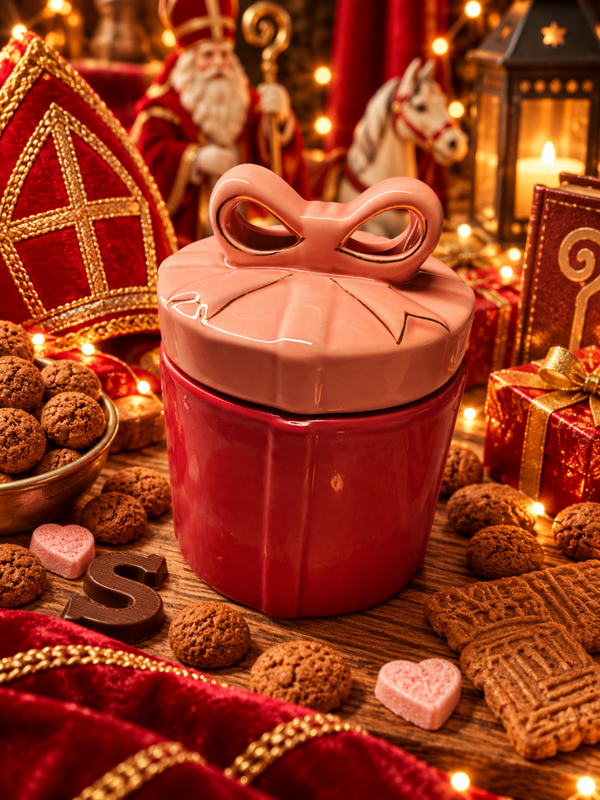 Sinterklaas gift candle