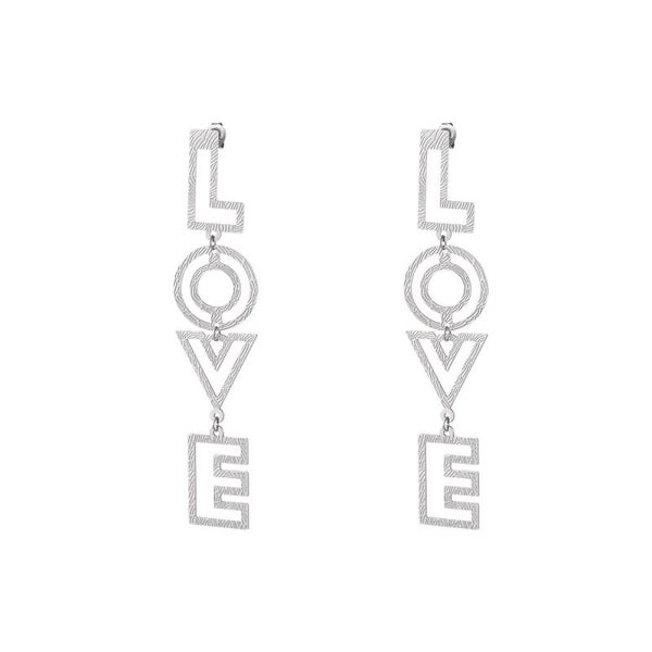 LOVE EARRINGS SILVER