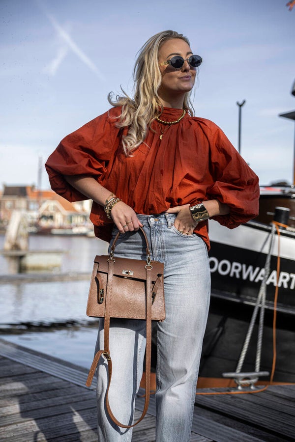 Blouse - oranje