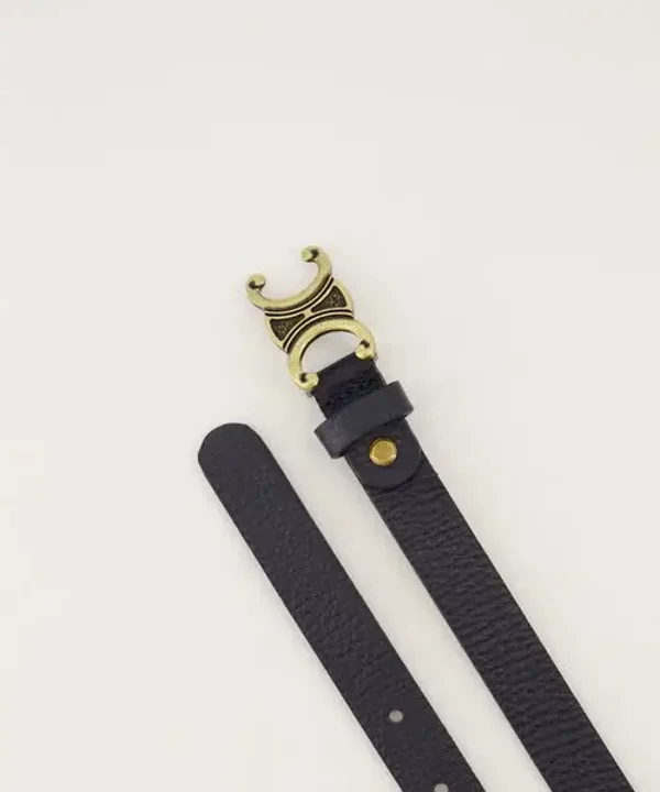 Ella belt small dark blue