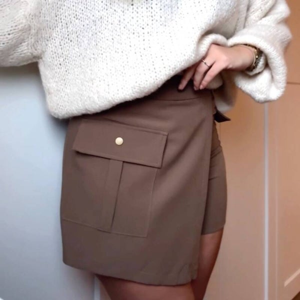 BENTE SKORT BROWN