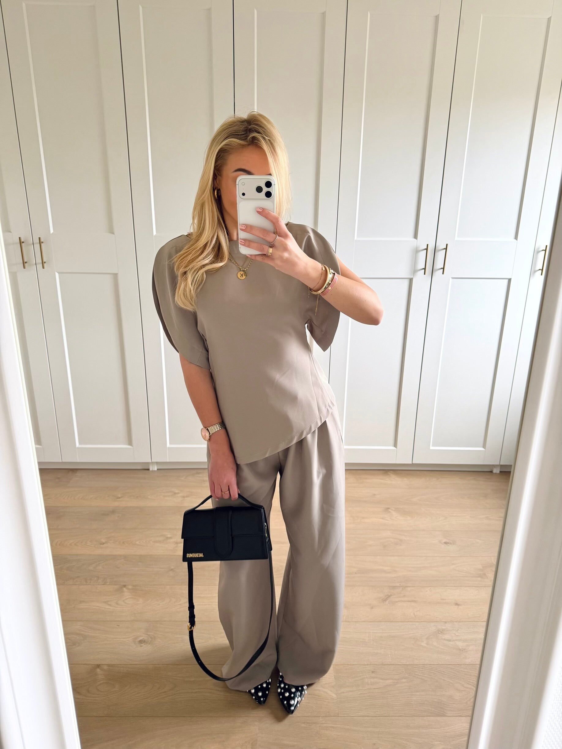 Twee delige set - beige