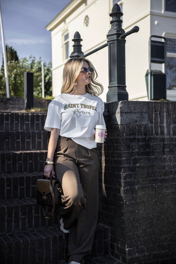 Saint tropez oversized tee - groen