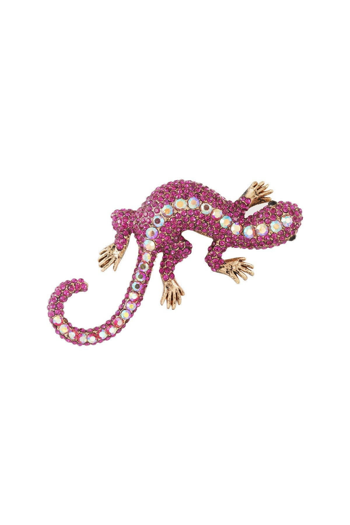 Broche Salamander - roze