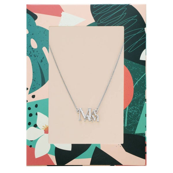 'MAMA' NECKLACE SILVER