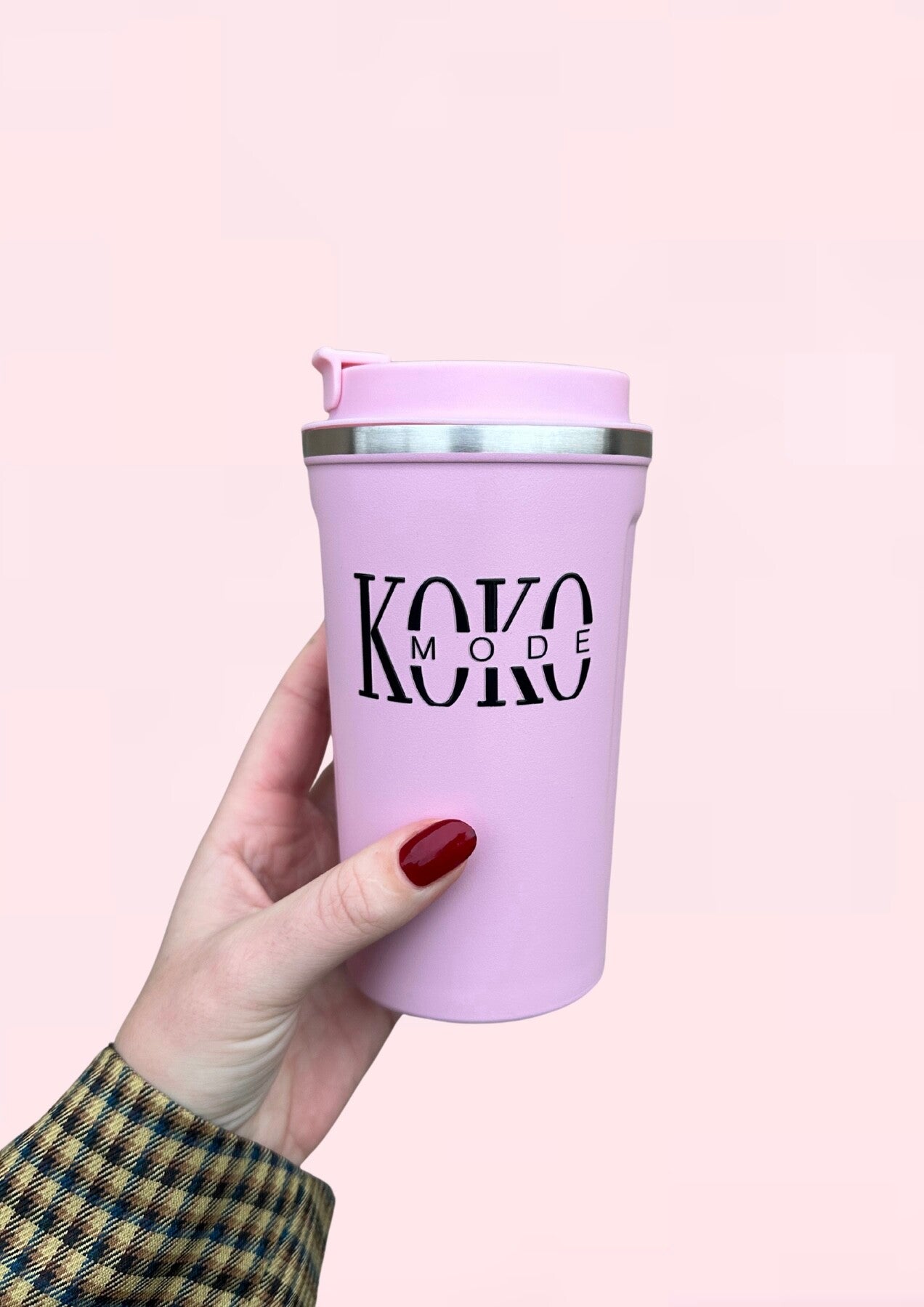 KOKO thermo beker - roze