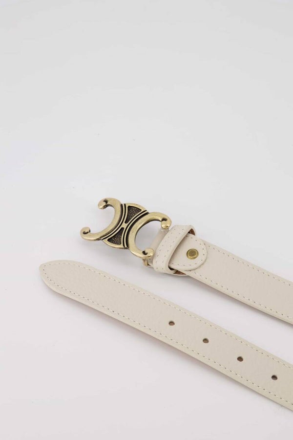 Ella belt big beige