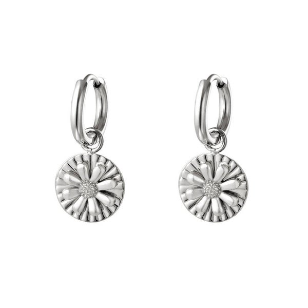 DAISY EARRINGS SILVER