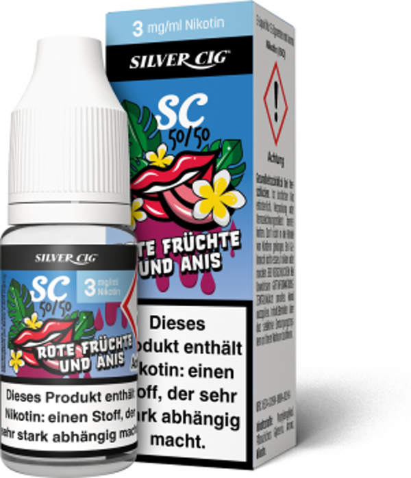 Silver-Cig ROTE FRÜCHTE & ANIS 3mg/ml Nikotin 10ml