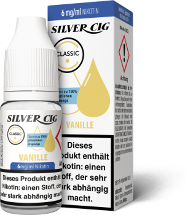 Silver-Cig Vanille 6mg/ml Nikotin 10ml