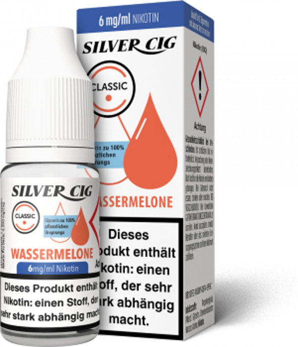 Silver-Cig Wassermelone 6mg/ml Nikotin 10ml