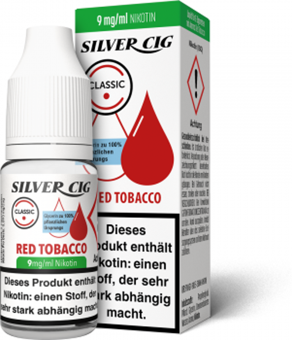 Silver-Cig Red Tobacco 9mg/ml Nikotin 10ml