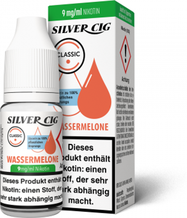 Silver-Cig Wassermelone 9mg/ml Nikotin 10ml