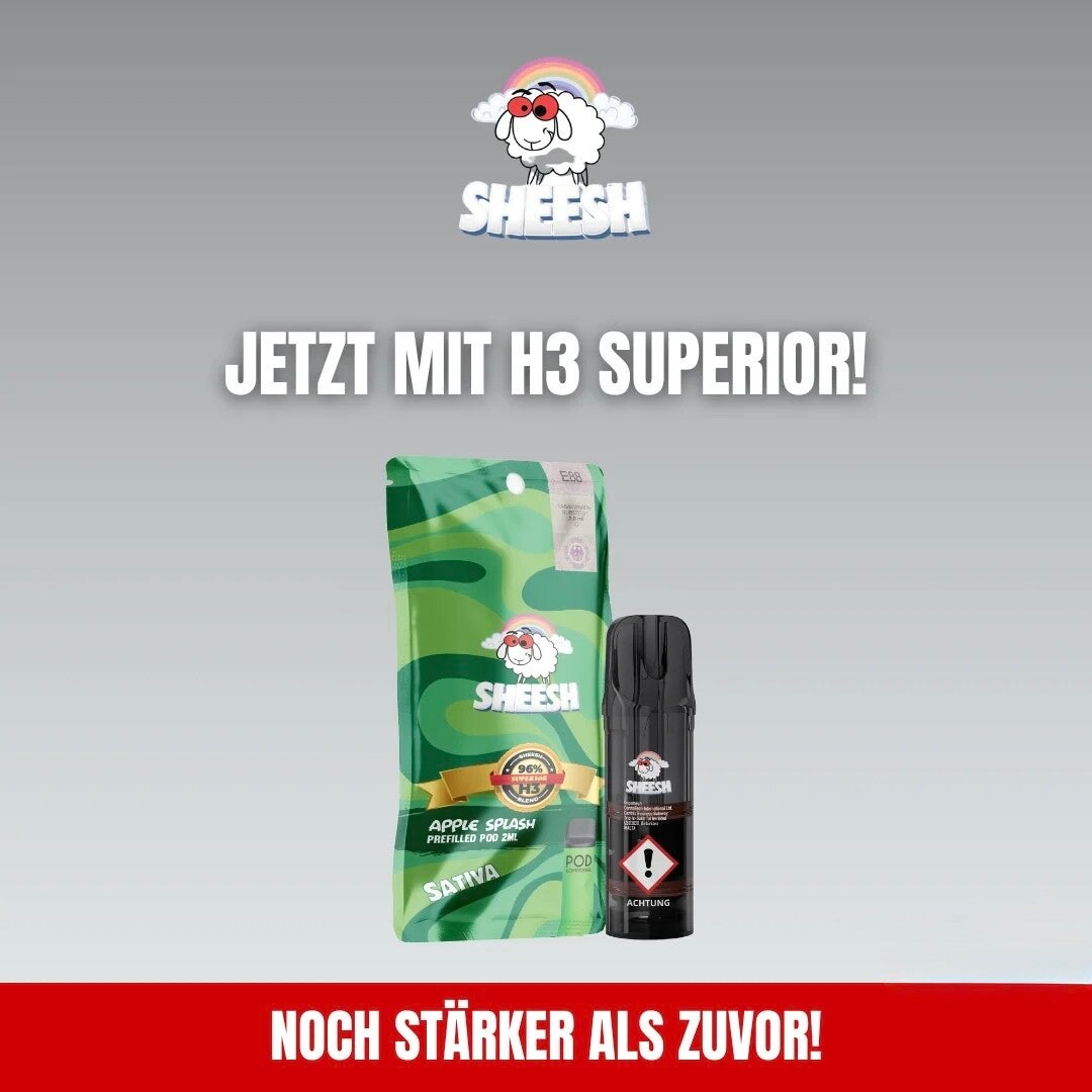 Sheesh - H3 Superior Pod - Apple Splash 2ml