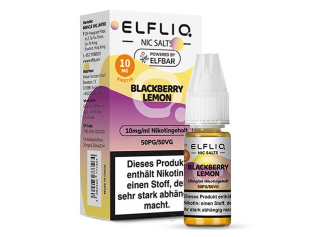 Elfbar Elfliq - Blackberry Lemon