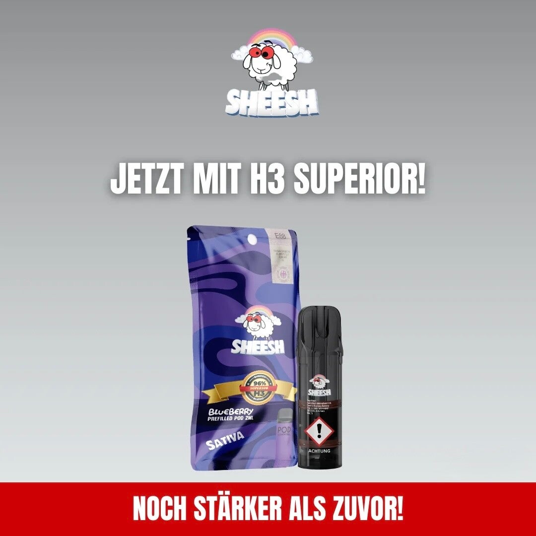 Sheesh Pod - 96% H3 Superior - Blueberry 2ml