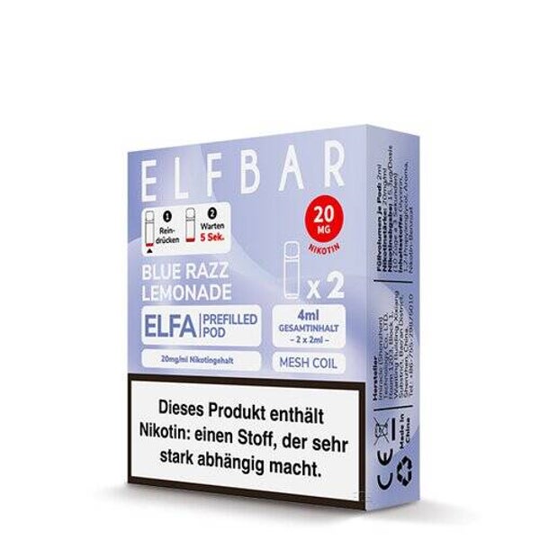 Elfbar - Elfa Prefilled Pods - Blue Razz Lemonade
