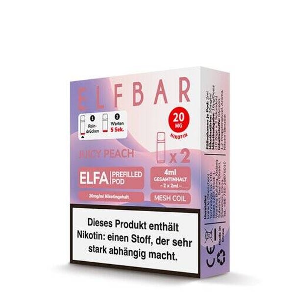 Elfbar - Elfa Prefilled Pods - Juicy Peach