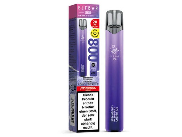 Elfbar 800 - Strawberry Raspberry Cherry Ice
