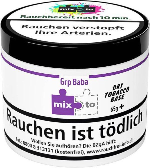 Mixto Dry Tobacco Base - Grp Baba 65g