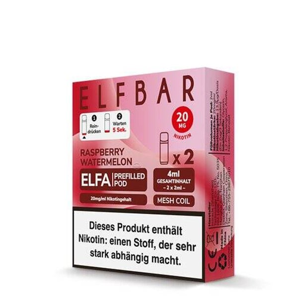 Elfbar - Elfa Prefilled Pods - Raspberry Watermelon
