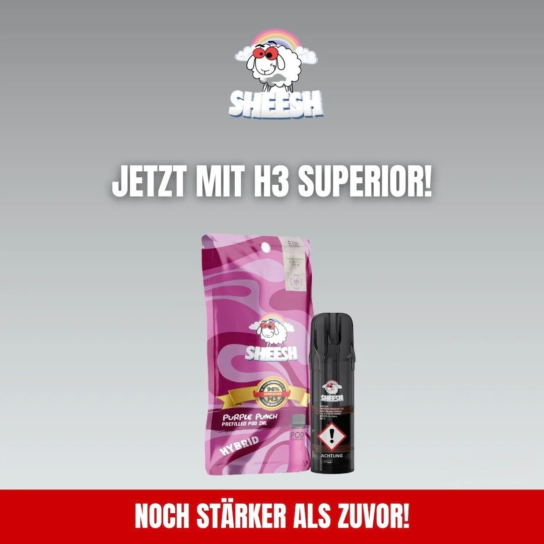 Sheesh Pod - 96% H3 Superior  - Purple Punch 2ml