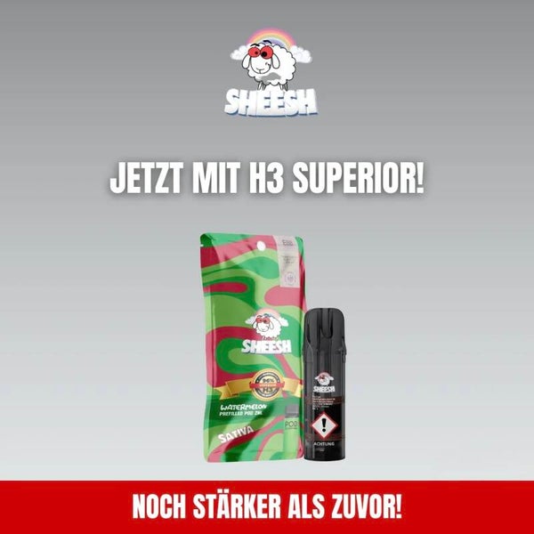 Sheesh Pod - 96% H3 Superior  - Watermelon 2ml