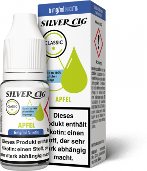 Silver-Cig Apfel 6mg/ml Nikotin 10ml