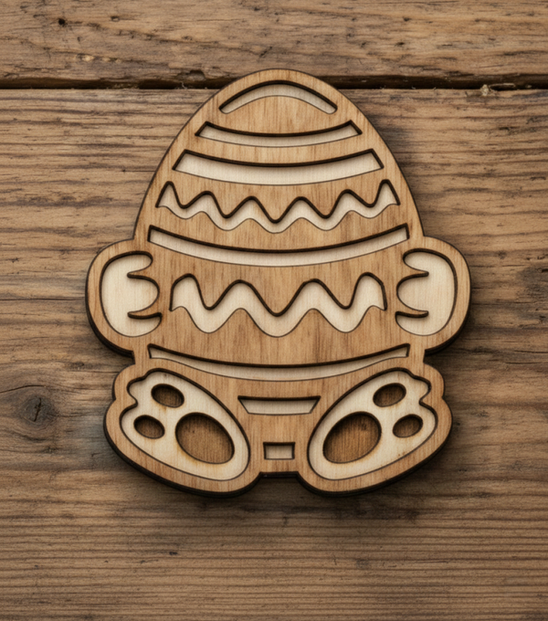 🐰 3D Oster-Edition »No.03« – Hase mit riesigem Osterei