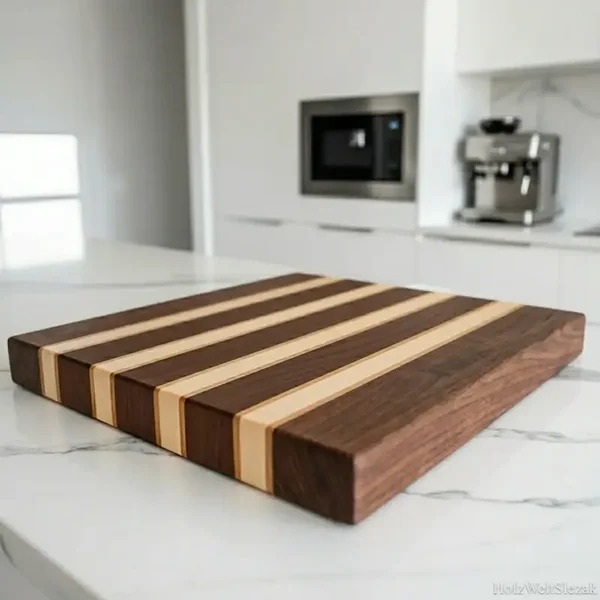 Schneidebrett Nuss, Kirsche und Ahorn »Trio Elegance«