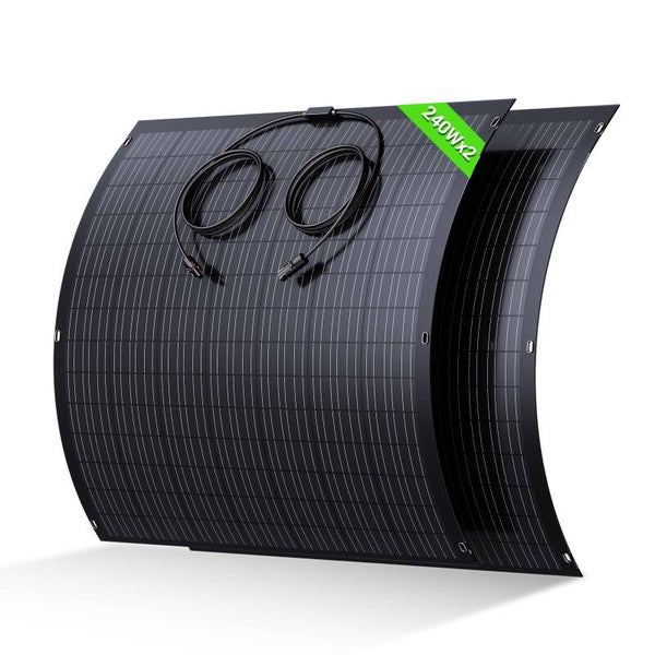 2 Stk flexibles Solarmodul Lionshee 240W