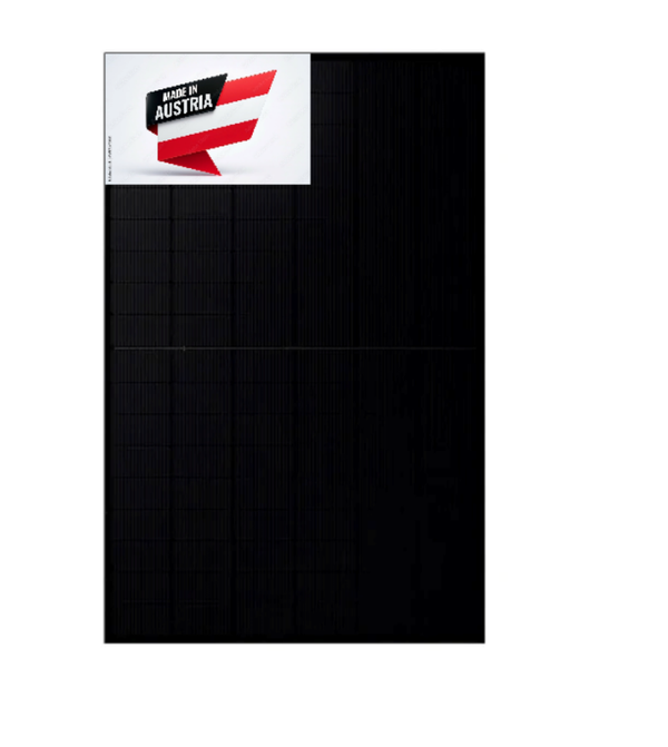 6 Stk Sonnenkraft PV Modul KPV 450 Wp black Doppelglas (2x2mm bifacial) made in Austria