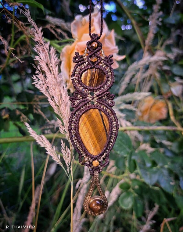 ✨️Göttinnen Amulett mit Tigerauge ✨️