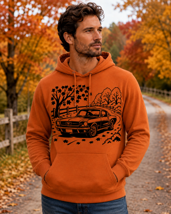 Mustang à l’automne hoodies