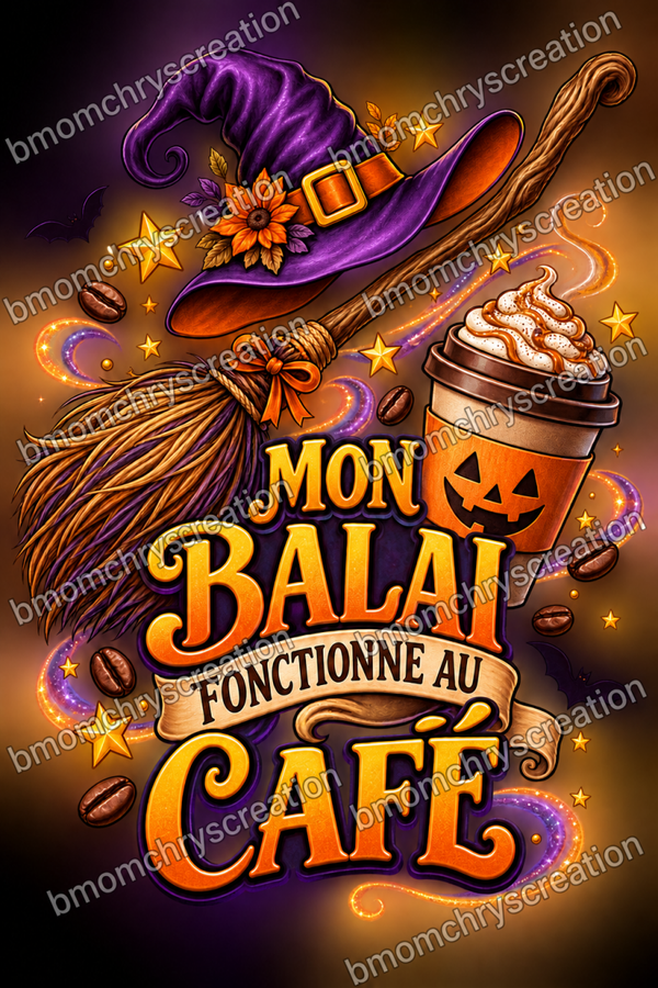 Balais fonctionne au café
