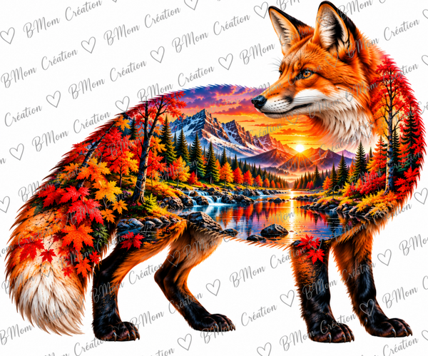 Renard d'automne t-shirt